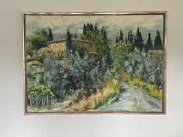 Oelbild Toskana
