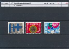 1977 "Sonderpostmarken I", ** postfrisch
