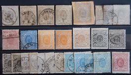 Luxemburg ex. Kat. 17-44 */(*)/gest. 1875/80 Kat. 182 Euro