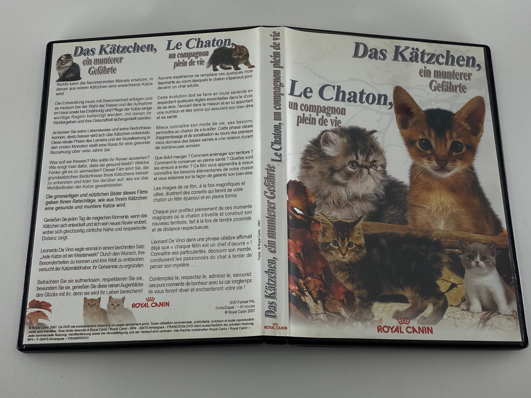 Alle DVDs: DVD - Das Kätzchen ein munterer Gefährte von Royal Canin – Gebraucht aus Langwiesen von Restposten-24