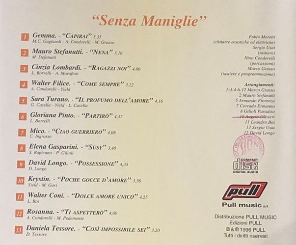 CDs: Senza Maniglie – Gebraucht aus Grüningen von azulverde 1