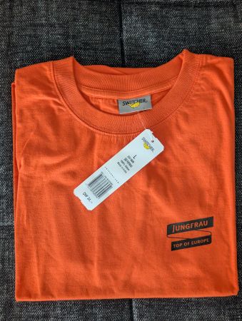 Orange Arbeit Shirt Original Switcher T-Shirt, L NEU & OV