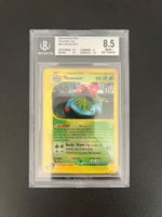 Venusaur Reverse Holo Beckett 8.5 NM Expedition 2002 Ab 1.-