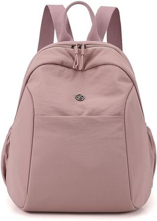 Damen Nylon Rucksack leicht & kompakt – Rosa
