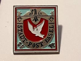 1 Pin Briefmarke Stadt Post Basel 