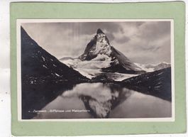 Zermatt Riffelsee und Matterhorn 1930