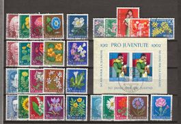 PJ058 - Pro Juventute 1958-1963 obl.