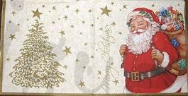 Serviette weihnachtsmann (w17) 2Stk.