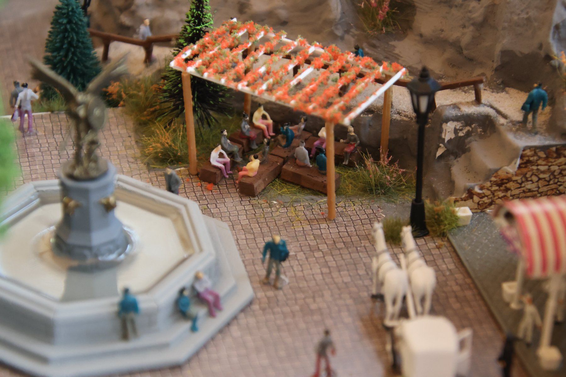 Modelleisenbahnen: Stadt Diorama H0 80x60 cm – Gebraucht aus Diegten von dolphin04 7