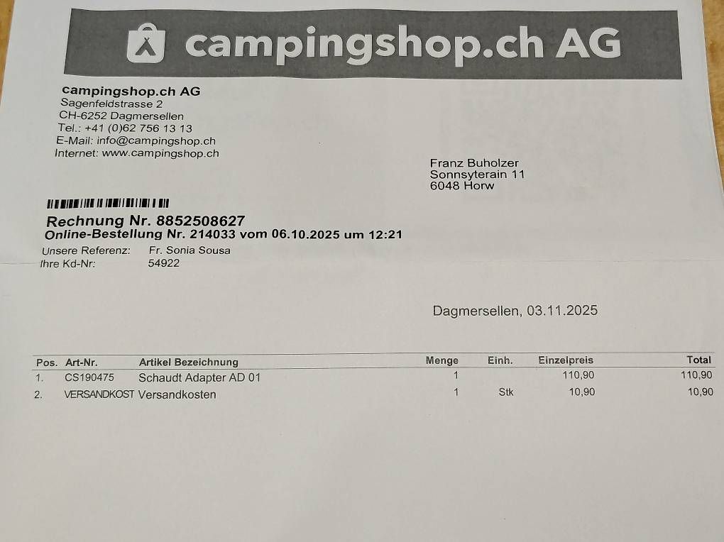 Unità & Adattatore: Schaudt Adapter AD 01 – Nuovo (secondo la descrizione) da Horw venduto da buhf 2