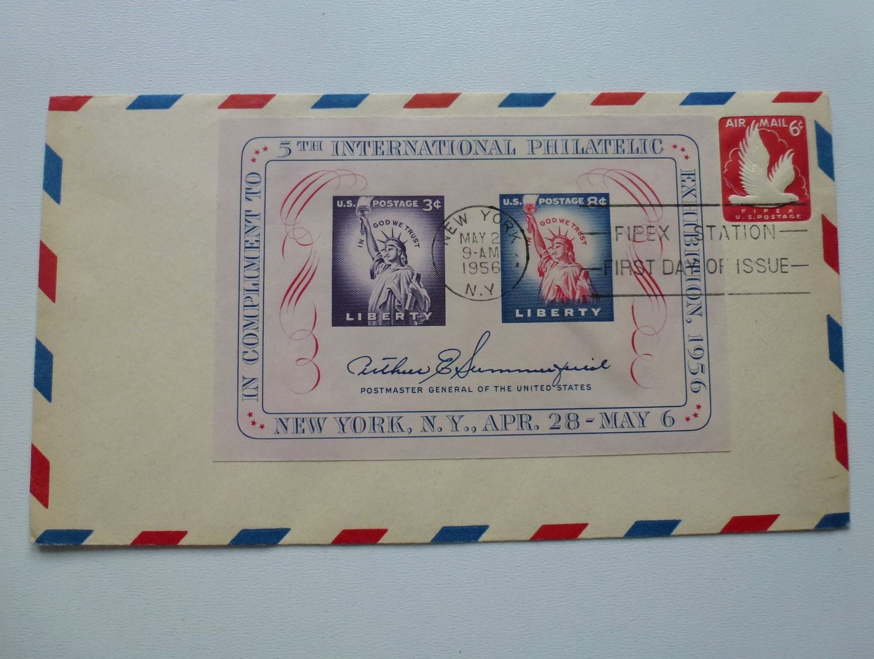 Tous les timbres: USA ++ Brief EXPO 1956 – D'occasion à Walkringen par Casablanca777