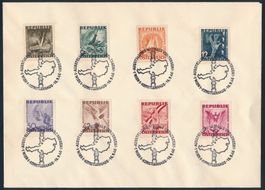 Österreich 3 Briefumschläge 1946 teils ET
