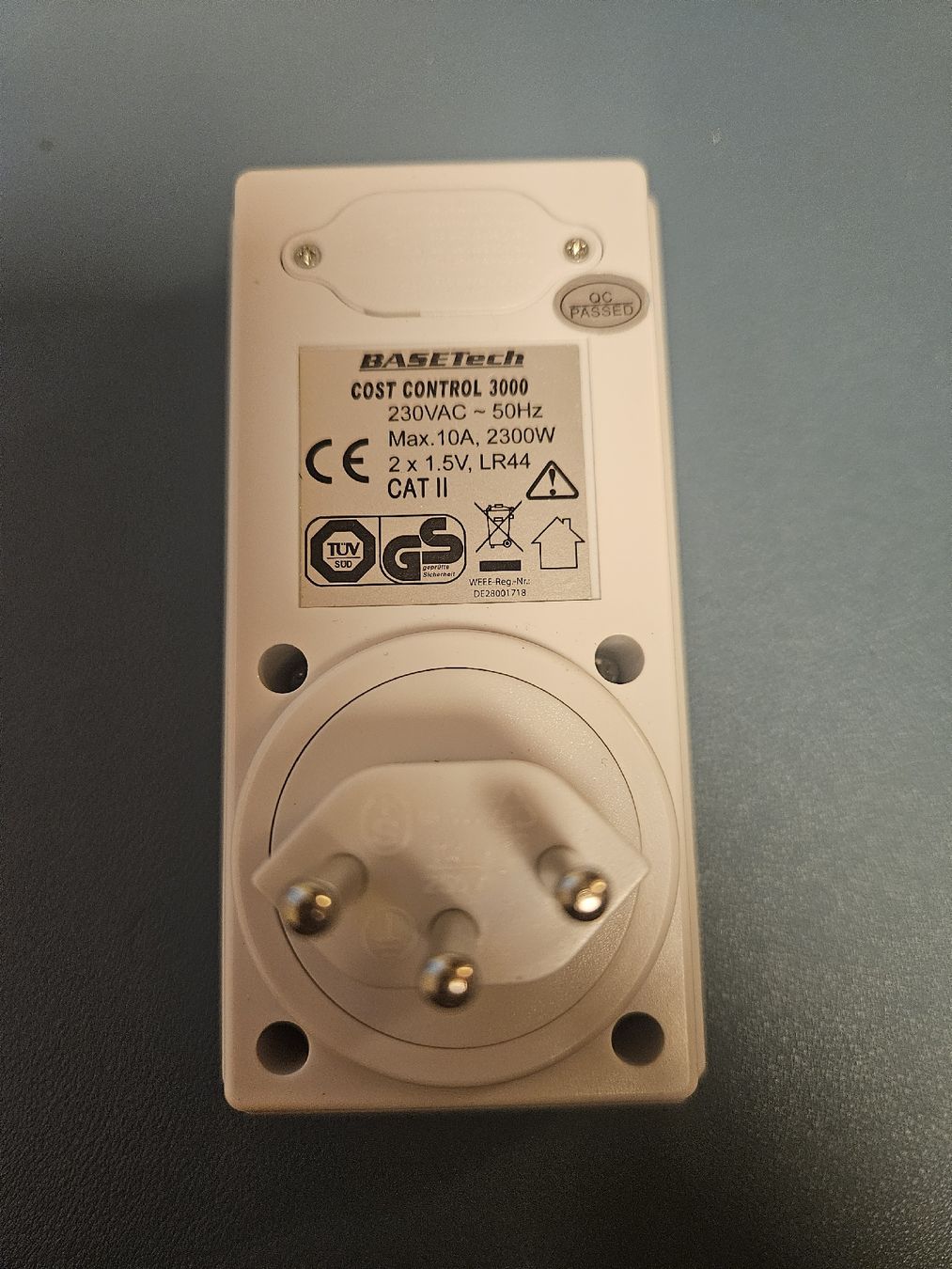 Misurare: Basetech Cost Control 3000 Steckdose-Energiekostenmesser – Usato da Reinach AG venduto da King_Felice 1