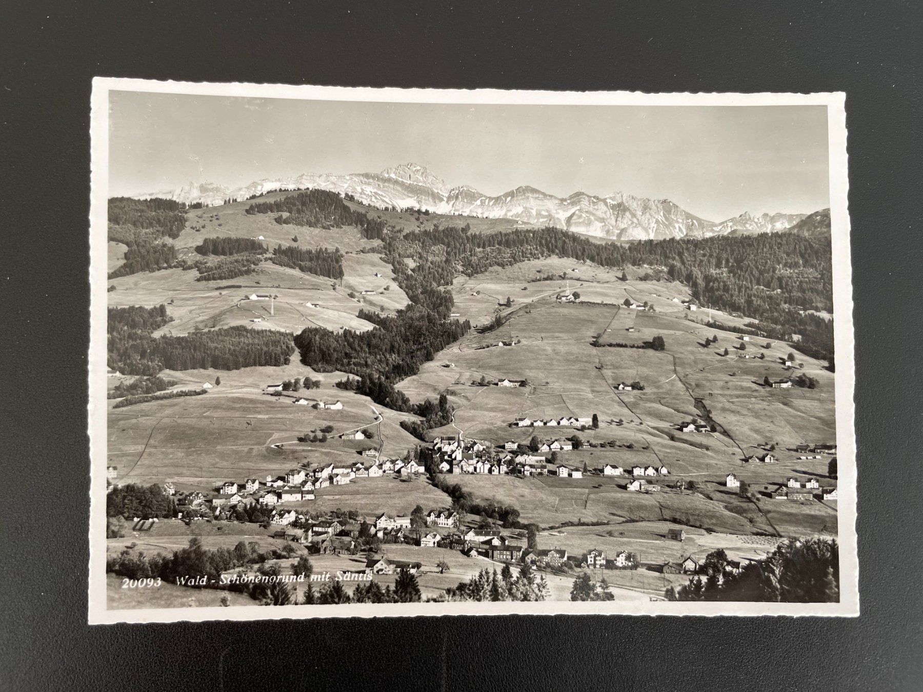 Cartoline postali: AK AR Wald-Schönengrund mit Säntis – Usato da Thal venduto da Danny82