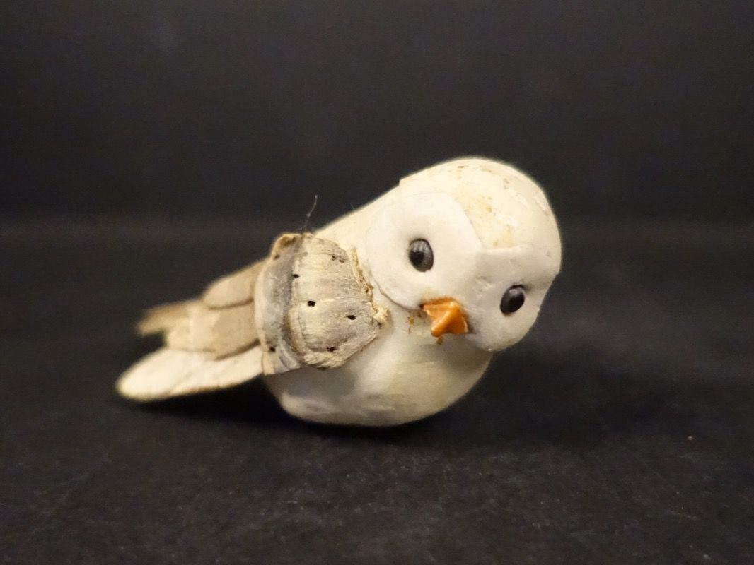 Statuette: Kleiner Vogel / Eule – Usato da Russikon venduto da Eulenfeder