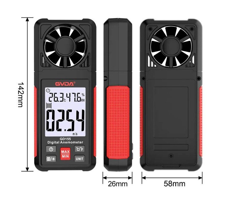 Messen: Digitaler Anemometer / Windmesser – Neu und originalverpackt aus Châtelaine von topshop.switzerland 4