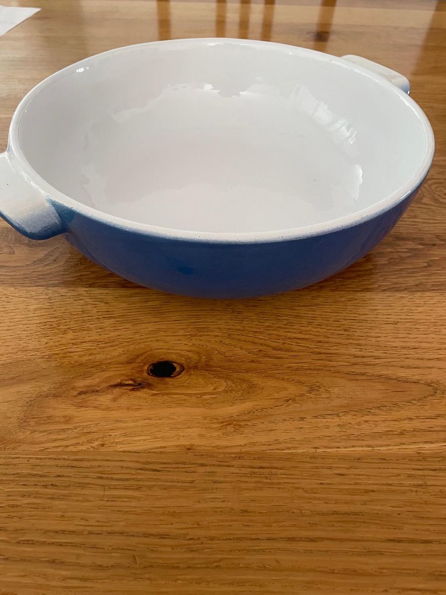 Backformen: Gratin Schale blau weiss – Gebraucht aus Hombrechtikon von baersandro
