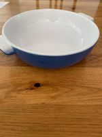 Gratin Schale blau weiss