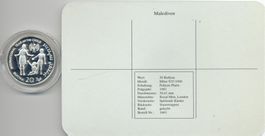 Malediven 20 Rufiyaa 1979 Int. Jahre des Kindes Silber PP