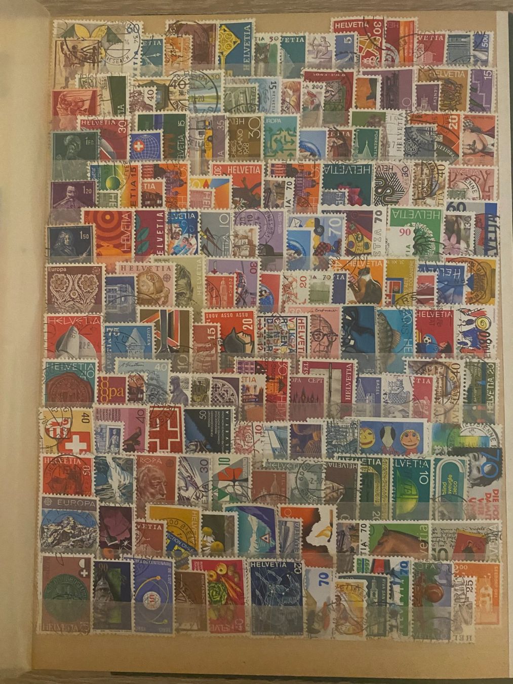 Tous les timbres: Briefmarken ,120 stuck helvetia – D'occasion à matten b. interlaken par jfran17
