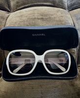 Sonnenbrille Chanel Modell 5124 weiss mit Etui gebraucht