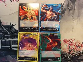 One Piece OP17 JP, 4 LeaderBeschreibung:Verkaufe 4 Leader-Ka