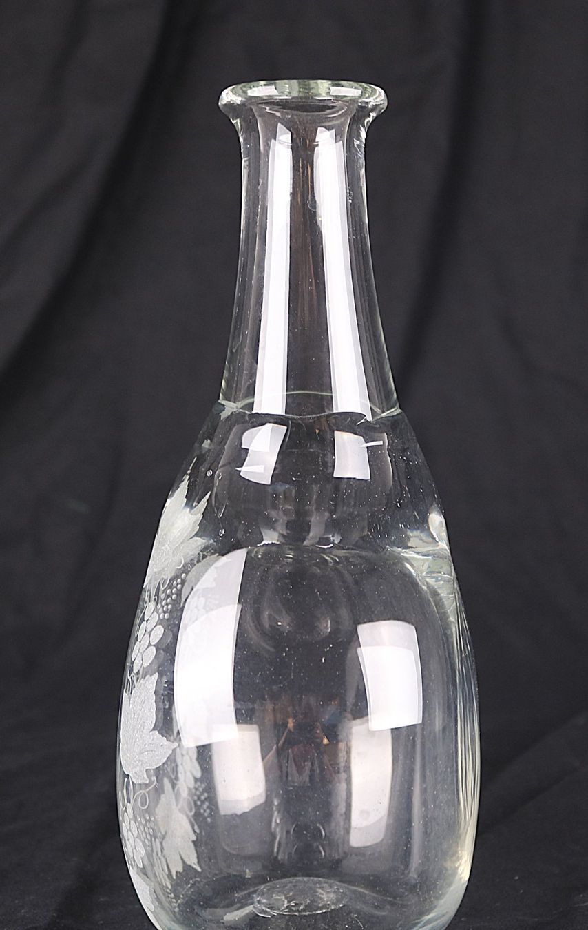 Carafes: Glaskaraffe mit Weinranken – D'occasion à Volketswil par brockipfannenstil 1