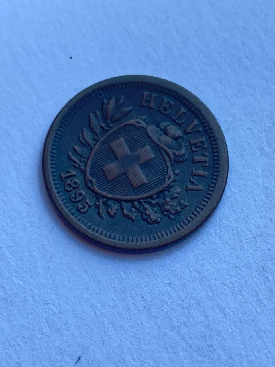 Alle Münzen: Schweiz 1 Rappen 1895 – Gebraucht aus Muralto von manueldisaba01 2