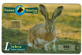 Privat Telefonkarte Spanien Hase  Liebre