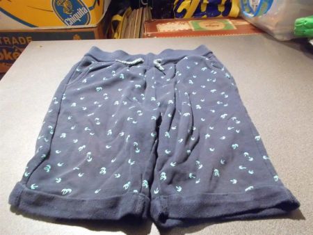 Shorts Grösse 158/164, dunkelblau/Palmen