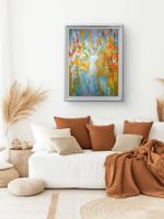 Abstrakt Gemälde auf Leinwand 50x70 cm, ohne Rahmen