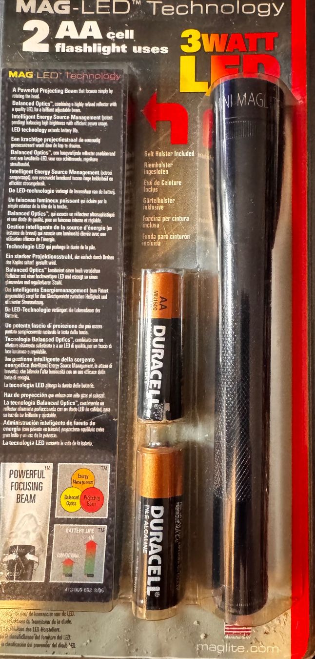 Lampade: Mini Maglite LED-Taschenlampe 3 Watt, – Nuovo e nell'imballaggio originale da Chur venduto da tan_qx6b 2