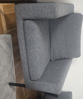 Modern grey armchair - comfortable seat for home