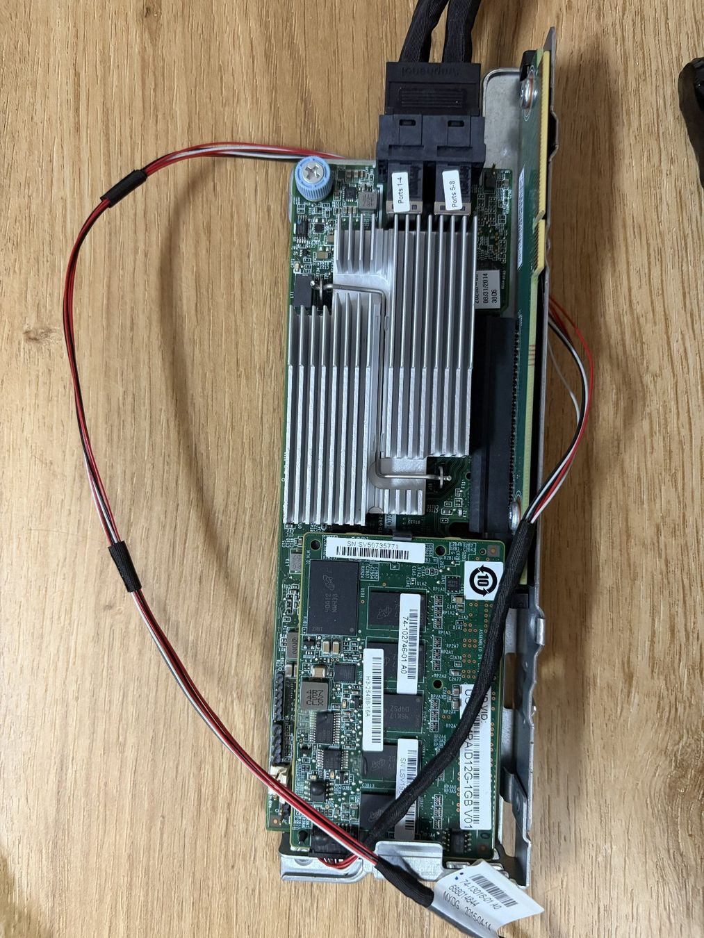 Cisco Server: Cisco UCS 12G SAS RAID Controller Set UCSC-MRAID12G 1GB Cach – Usato da Gretzenbach venduto da ITRecyclingGuy 1
