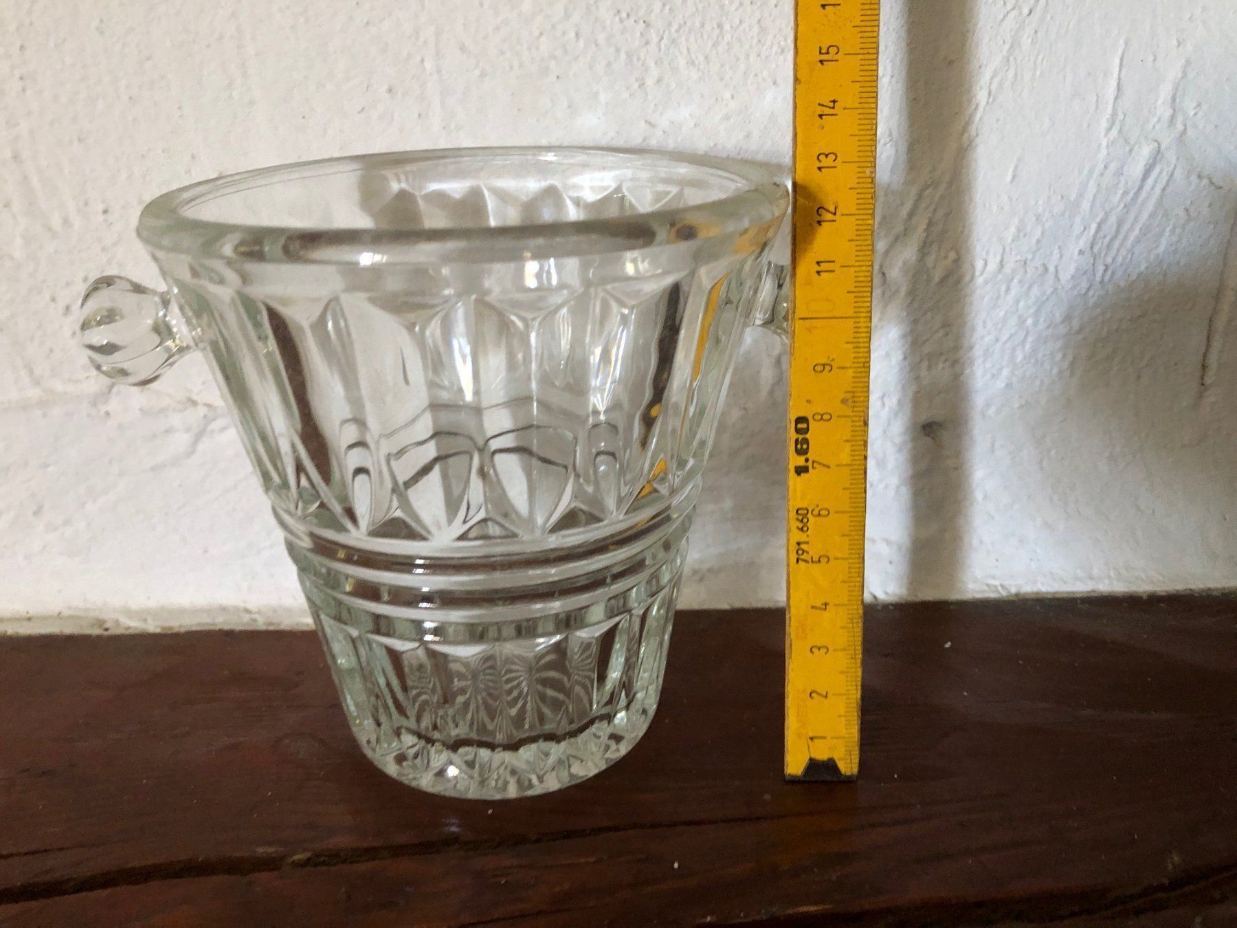 Bicchieri: Kühler, Behälter Eiswürfel, Glas, vintage – Usato da Zürich venduto da mimikiki100 2