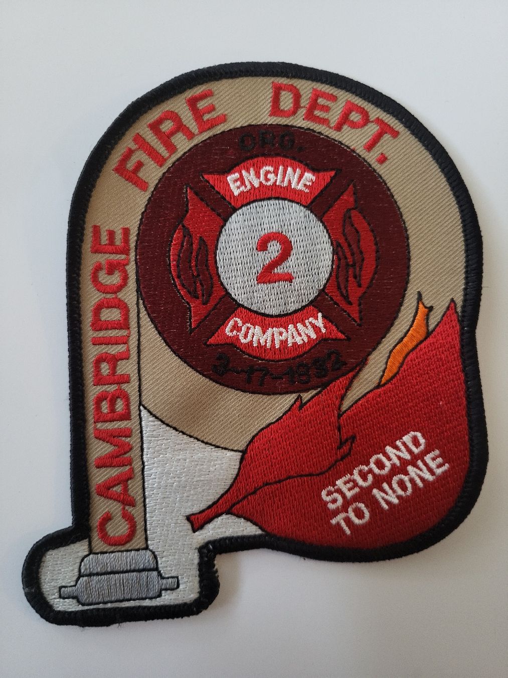 Placchette & Badge: Aufnäher Cambridge Fire Dept. Engine 2 Company – Usato da nunningen venduto da mic_88k2