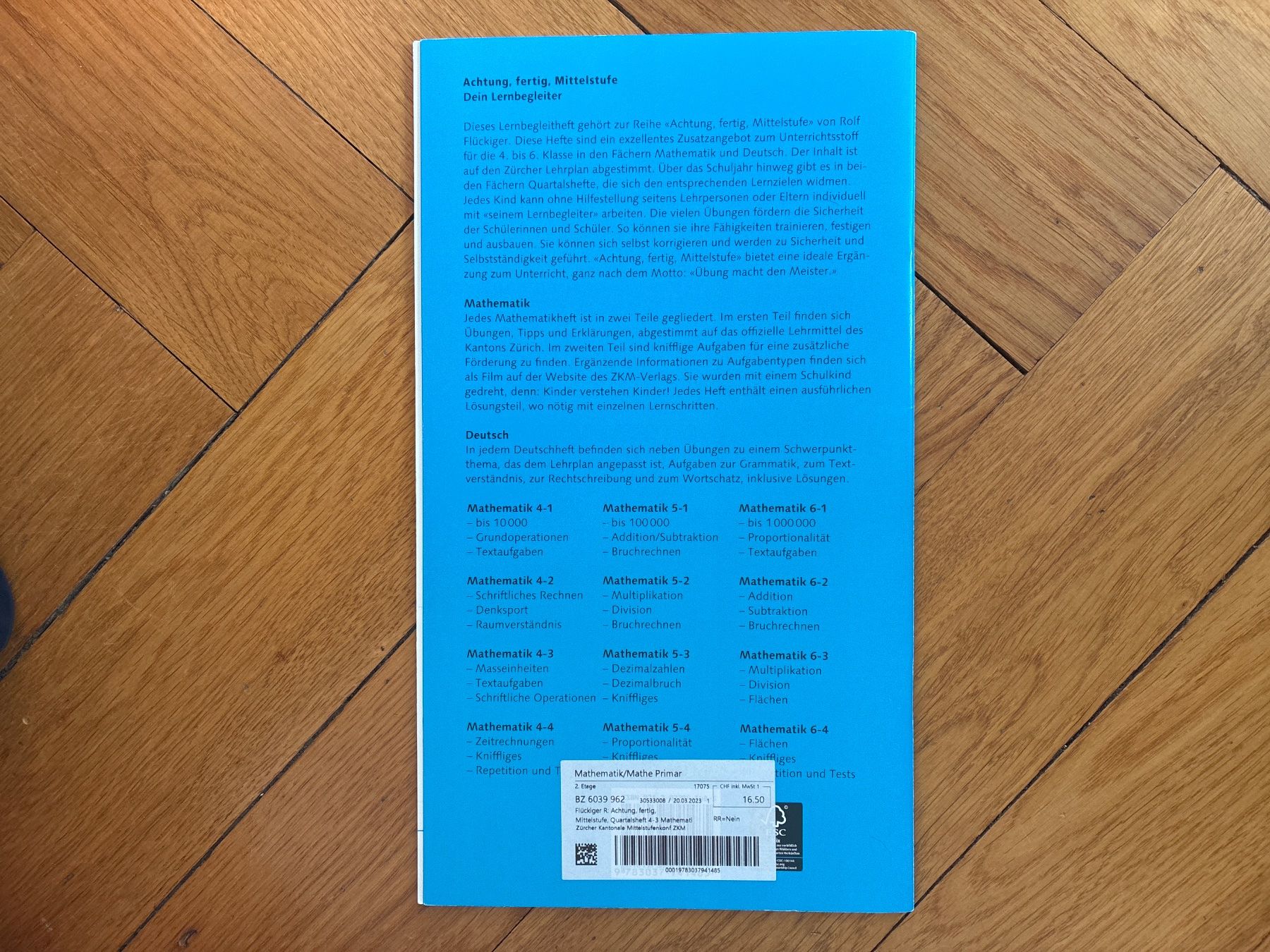 Libri: ZKM Mathematik 4-3 Dein Lernbegleiter – Usato da Zollikon venduto da mythenschloss 1