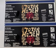 2x Die Toten Hosen Letzigrund (20.06.) – Top Sitzplätze 
