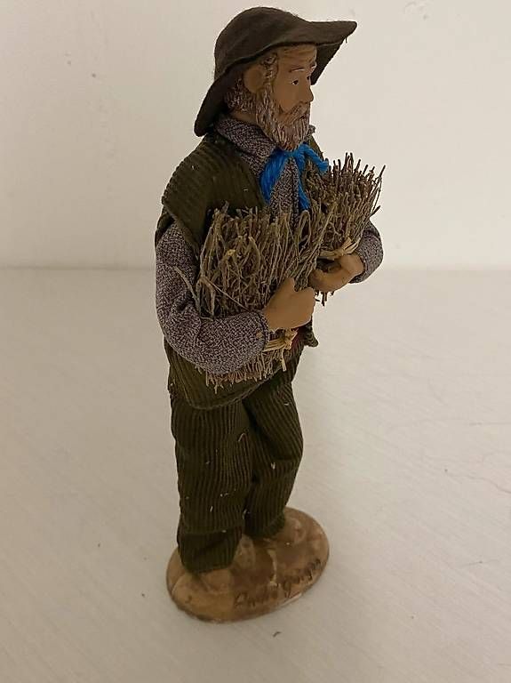 Statuette: Santon de Provence, Homme aux fagots – Usato da St-Blaise venduto da NSUTT1953 3