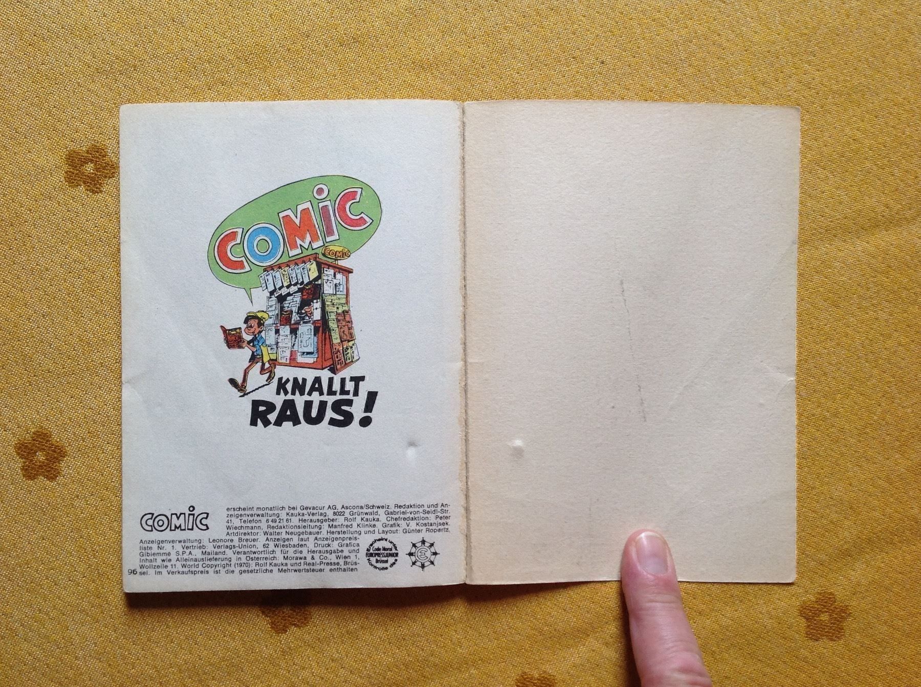 Fumetti: Das Bunte Taschenbuch Nr 8 – Usato da Endingen venduto da nathan05 8