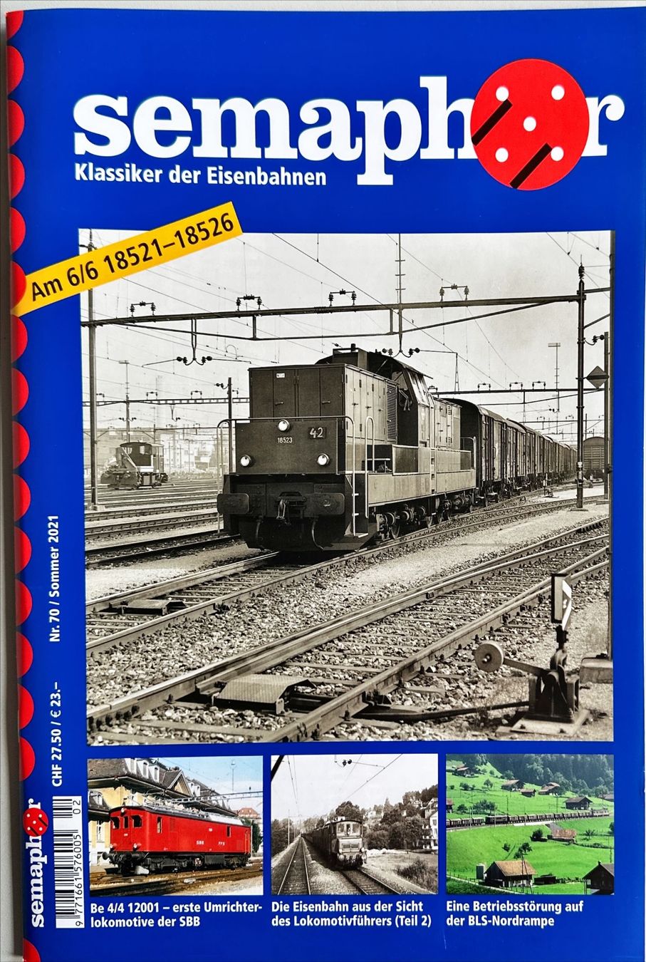 Riviste & Magazine: Semaphor Sommer 2021 Nr. 70 – Nuovo e nell'imballaggio originale da Murgenthal venduto da View