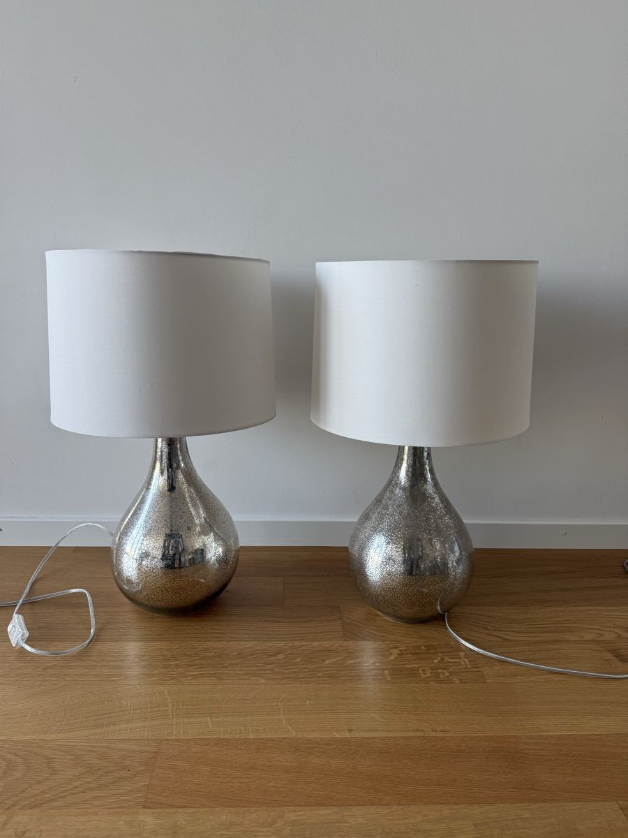 Zara Lampade: 2 Silver Table Lamps - Zara Home – Usato da Zürich venduto da rah_mpq5