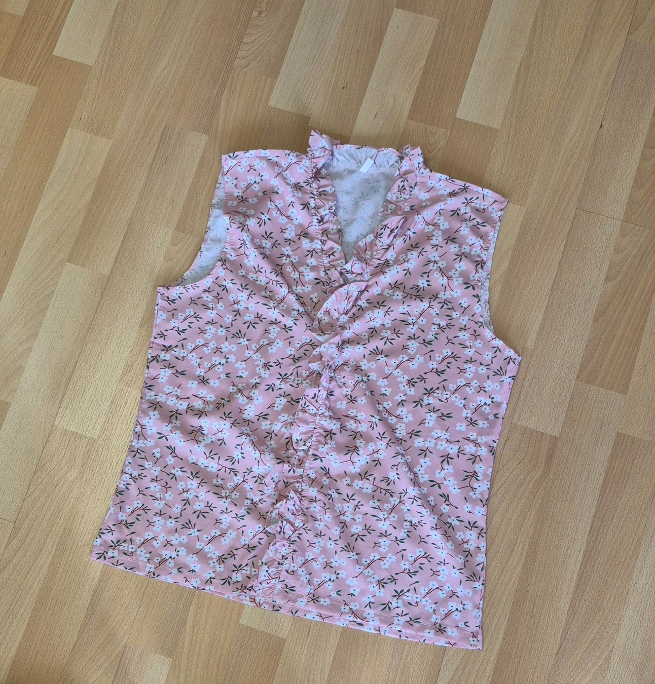 Camicette: Bluse, Gr. XL, Rosa mit Blumenmuster, Top Zustand – Usato da Killwangen venduto da Bianca790