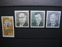 DDR 1984  Glas / Persönlichkeiten XII