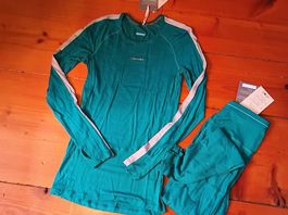 3 Sets Icebreaker Zone Knit 125 S flux green NEU!