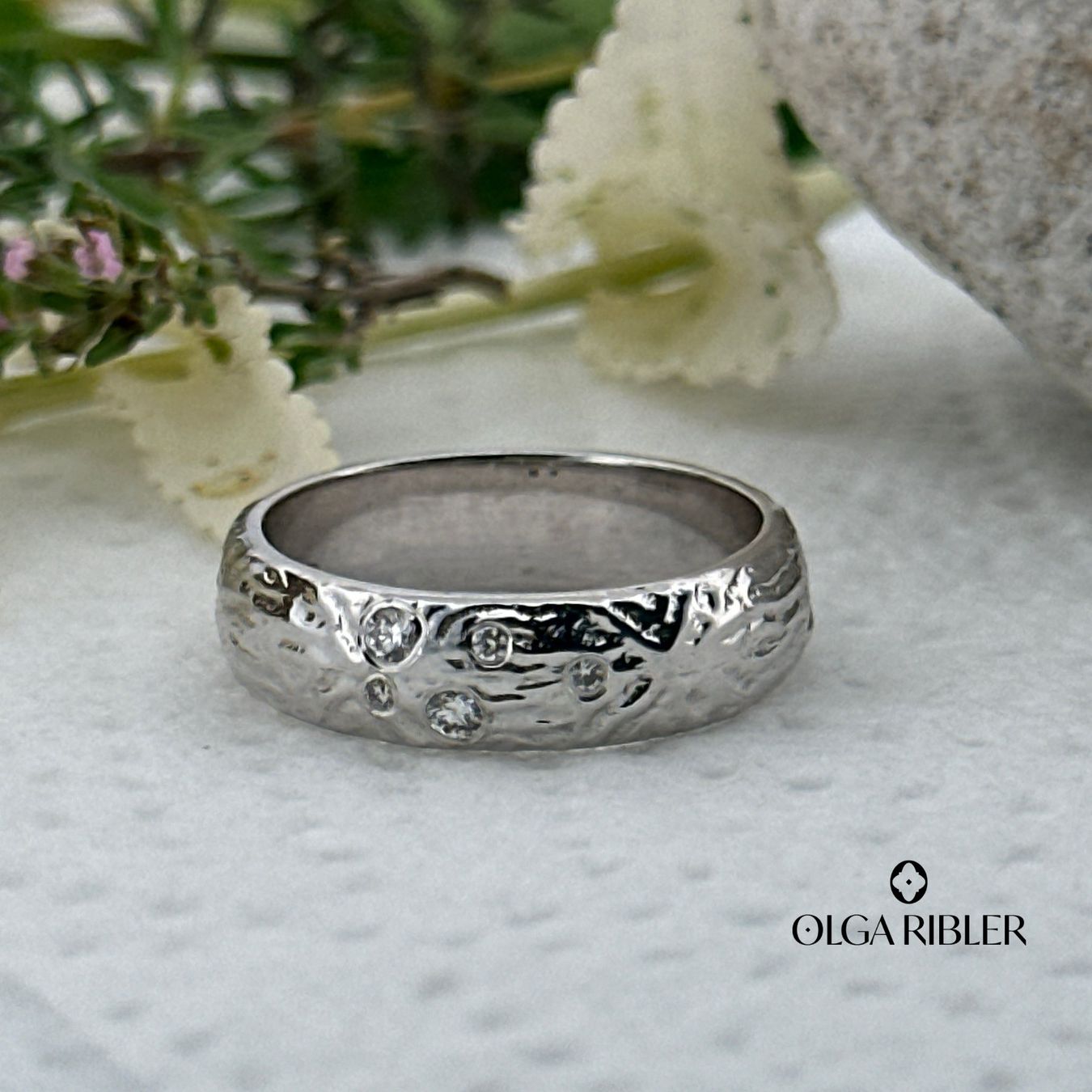Olga Ribler Anelli: Diamanten Ring  -  Sterling Silber 925 – Nuovo (secondo la descrizione) da Luzern venduto da Schmuckoutlet