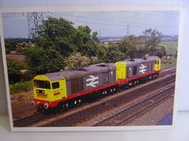 AK BR Diesellok Class 20 20137+20122 Eaglescliffe 5.5.1987.