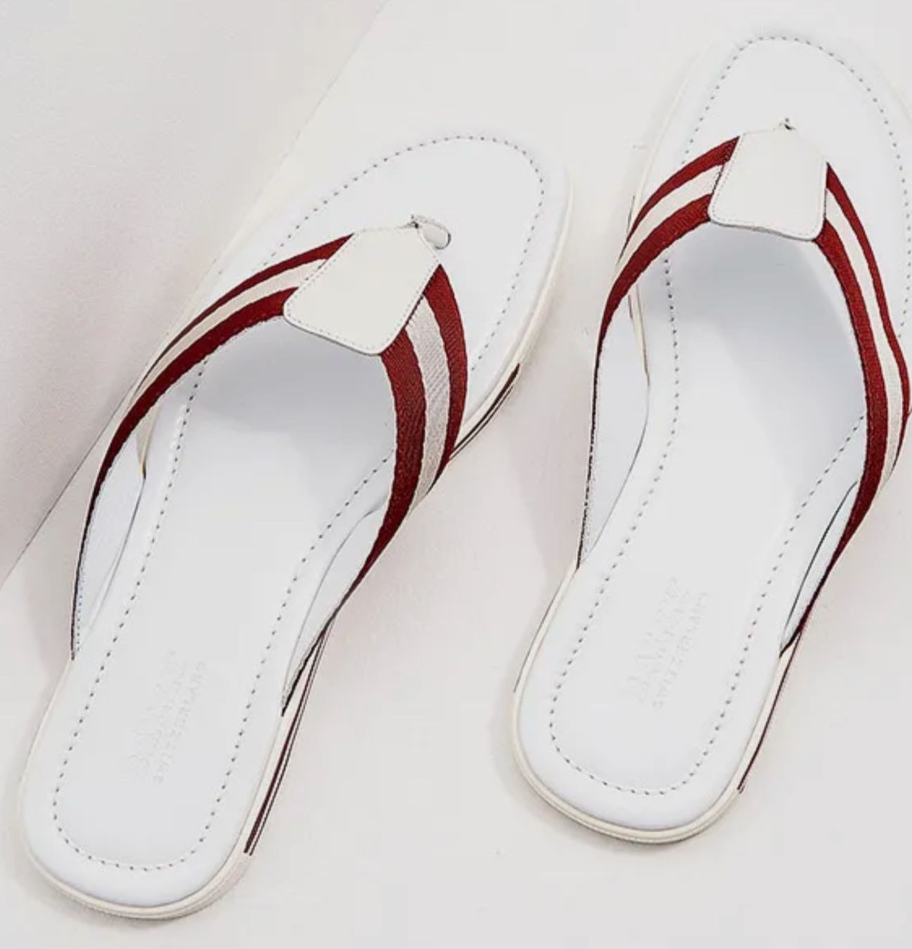 Bally Scarpe da uomo: Bally Sandalen BORDER T 40 Weiß – Nuovo e nell'imballaggio originale da Volketswil venduto da praxis12