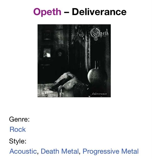 CDs: Opeth – Deliverance CD – Gebraucht aus Luzern von Lycka 2
