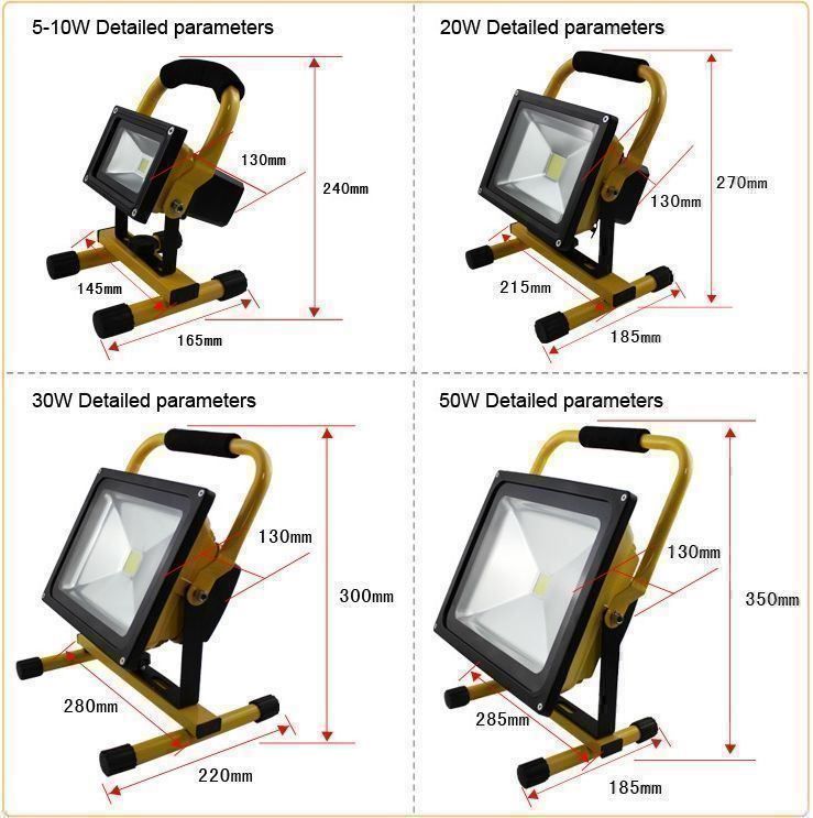 Lampade: Akku LED Scheinwerfer – Nuovo e nell'imballaggio originale da Zürich venduto da Elektro-Material 8